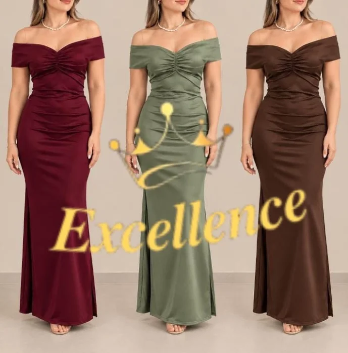 Vestido Hombros Caídos