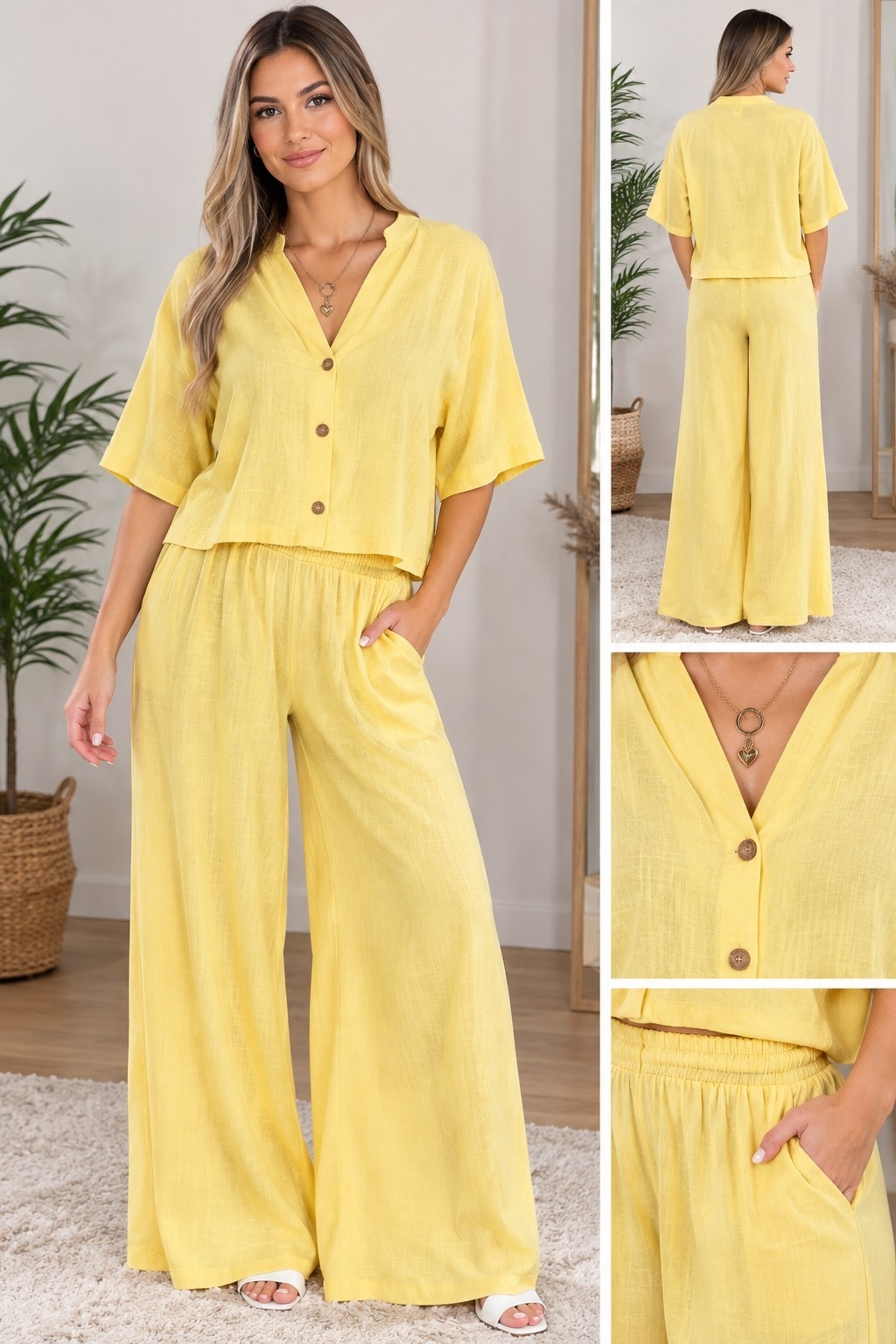 Conjunto Palazo + Camisa - Imagen 5