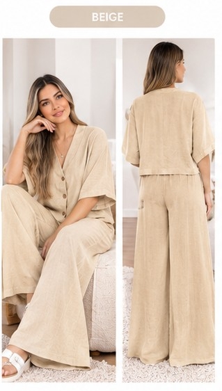 Conjunto Palazo + Camisa - Imagen 2