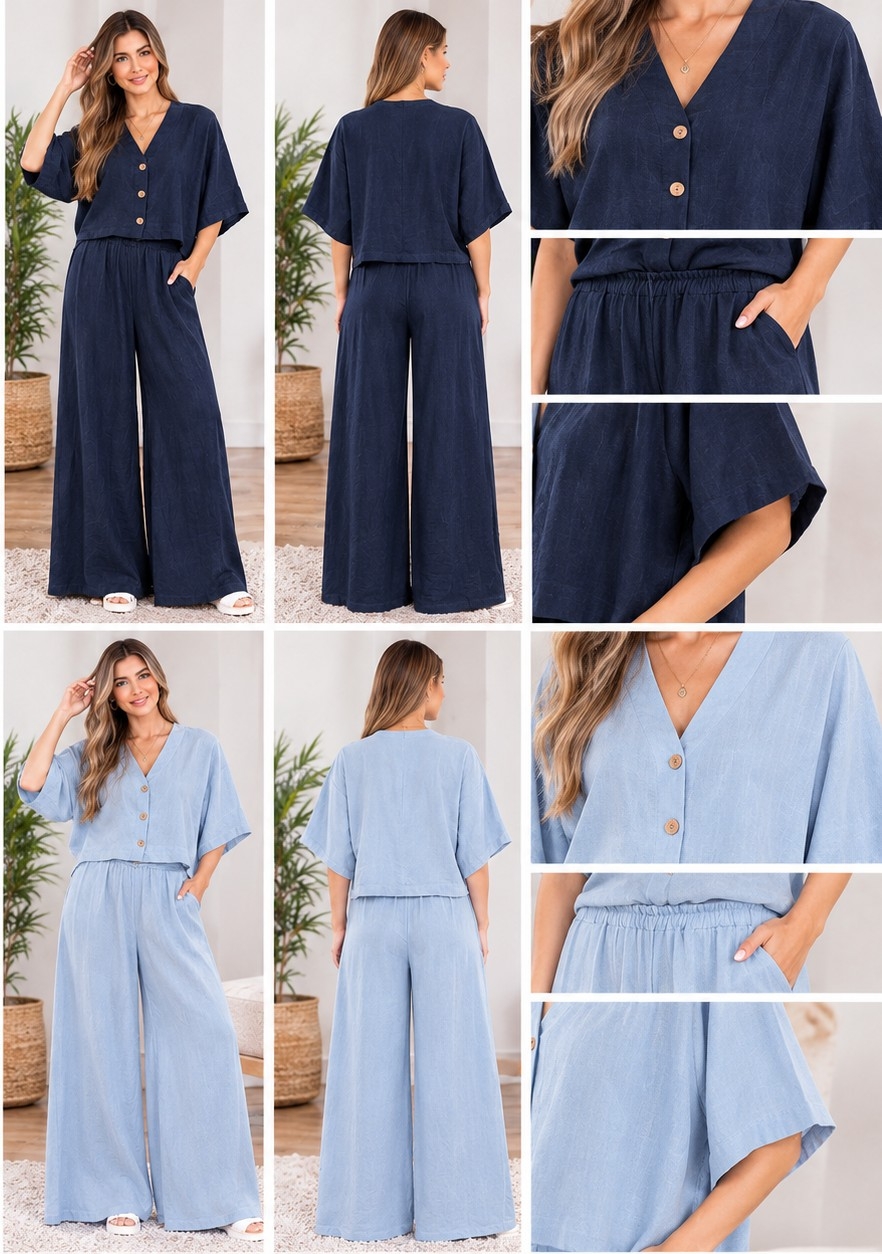 Conjunto Palazo + Camisa - Imagen 6