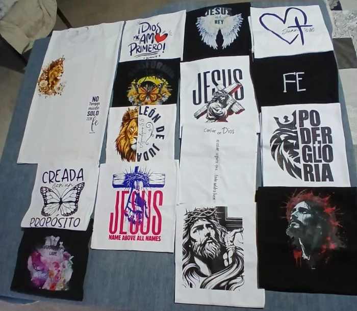Remeras con Frases de Jesús
