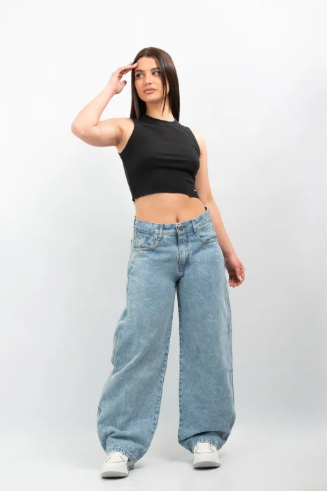 Baggy Rígido Celeste Nevado
