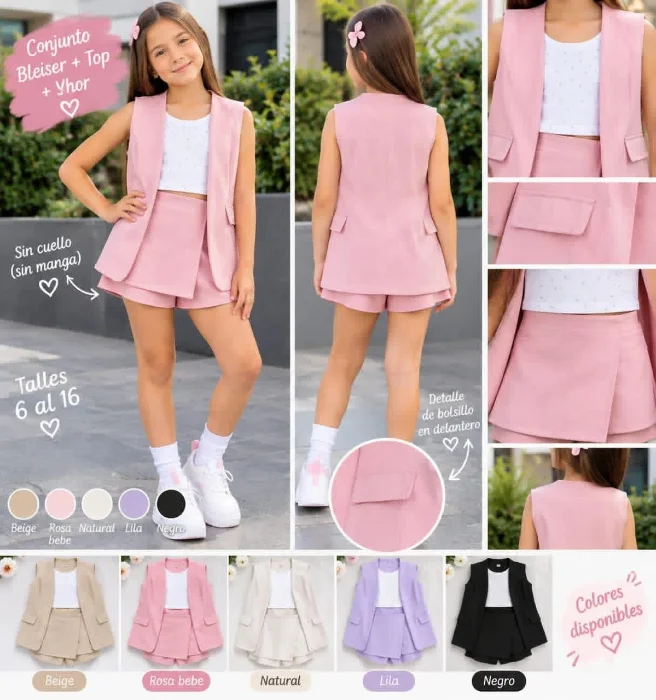 Conjunto 3 Piezas
