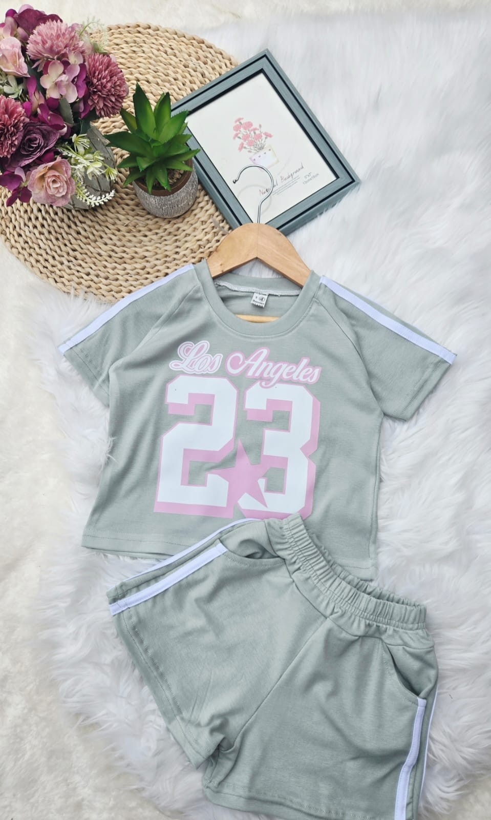 Conjuntos de Rib Melvin. Remera y Short con Tiras. - Imagen 2