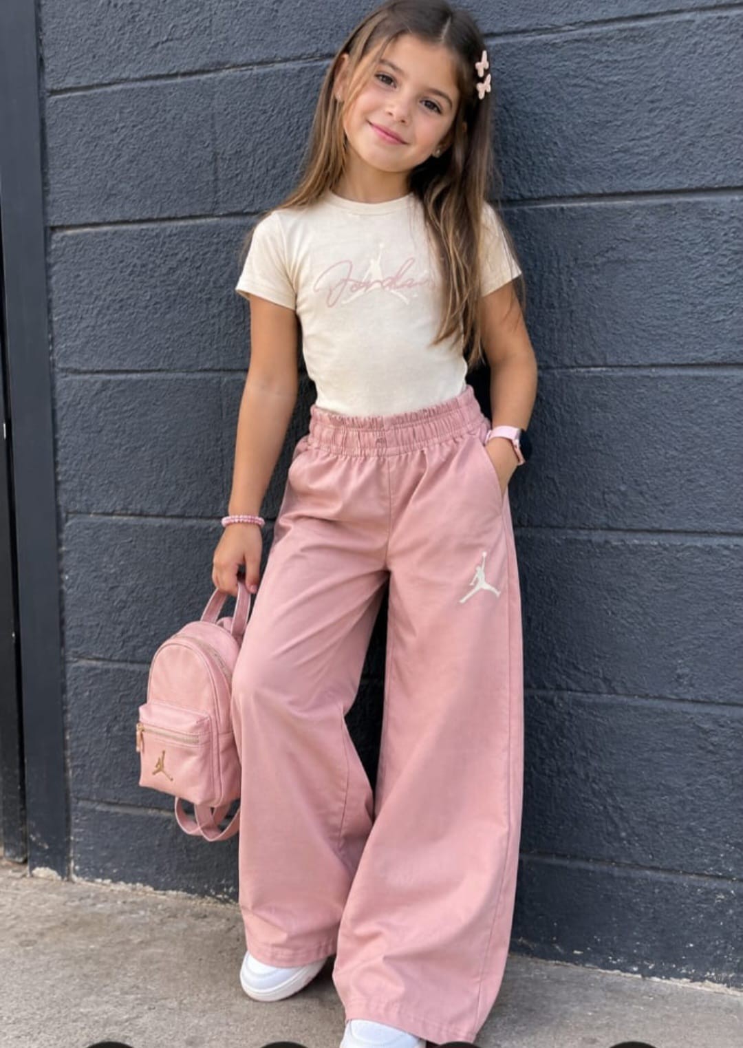 Conjuntos Jordan Body con Pantalón Palazo Tela Lycra con Glitter - Imagen 4