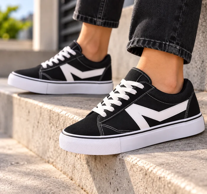 Zapatilla Urbana Simil Vans de Lona Jaguar Art.8082 (35 al 44)