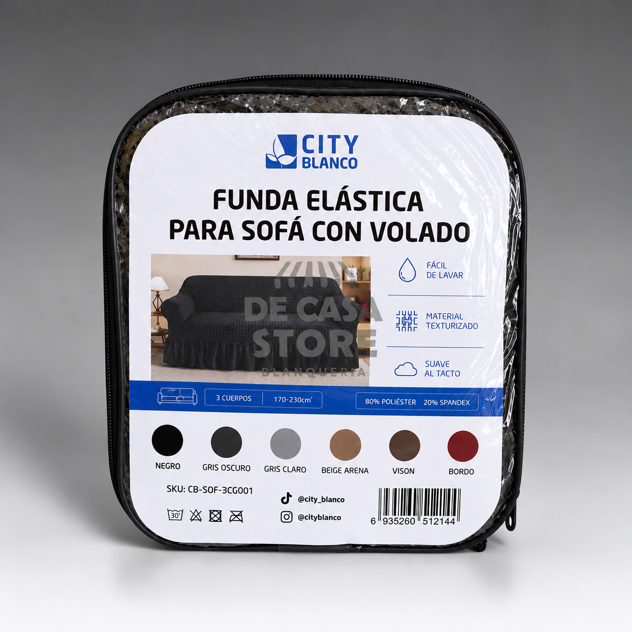 Funda para Sofá 3 Cuerpos Premium con Volados | Elástica y Protectora - 111.png