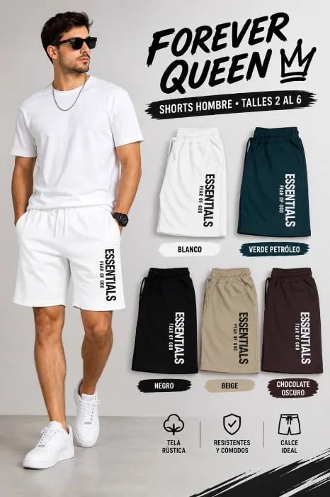 Short Rusticos de Hombre Verano