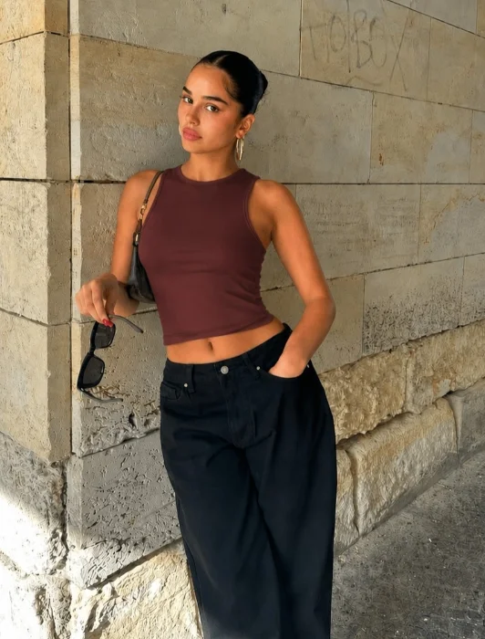 212-musculosa Cuello Cerrado-microfibra