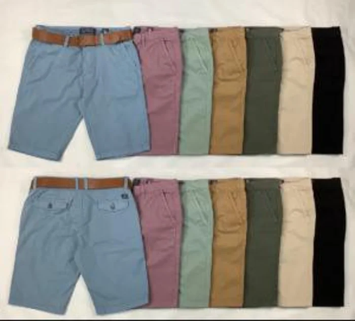 Bermuda Especial Corte Chino con Cinturón