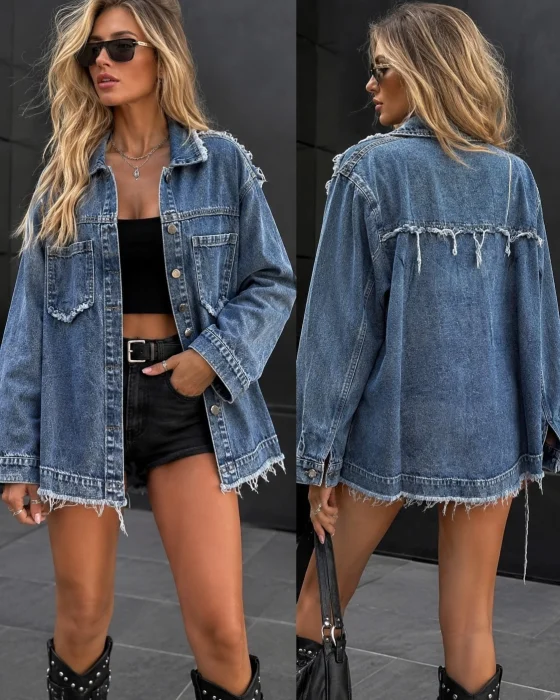 Camisaco Jeans Deflecado
