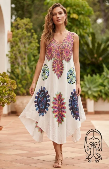 Vestido Solero Hindu