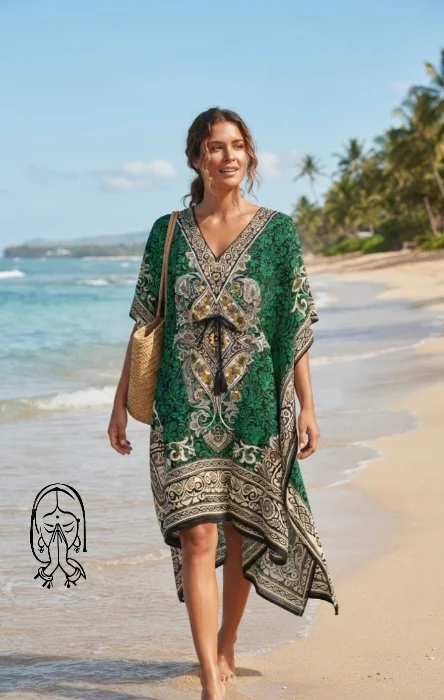 Vestido Kaftan Corto