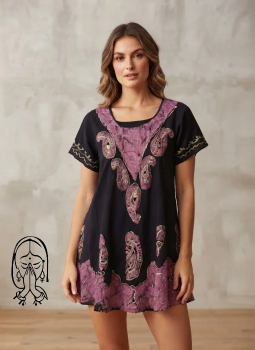 Blusa Bordada Hindu