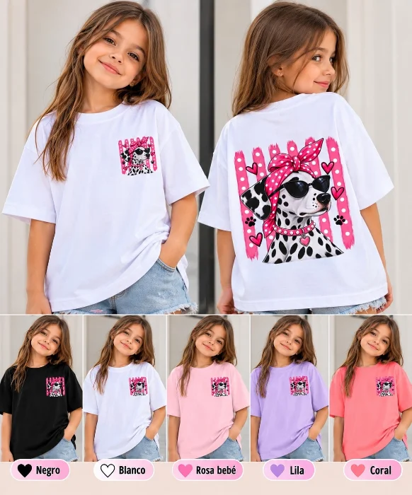 Remeras Oversaid de Nena Doble Estampa