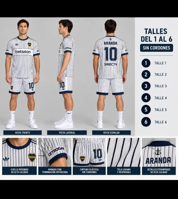 Camiseta Boca Suplente