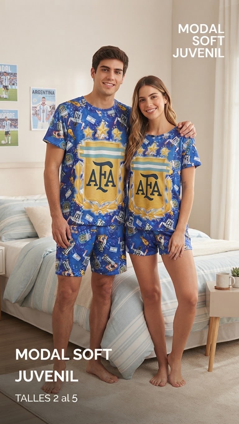 Pijama Adulto/modal Soft - Imagen 3