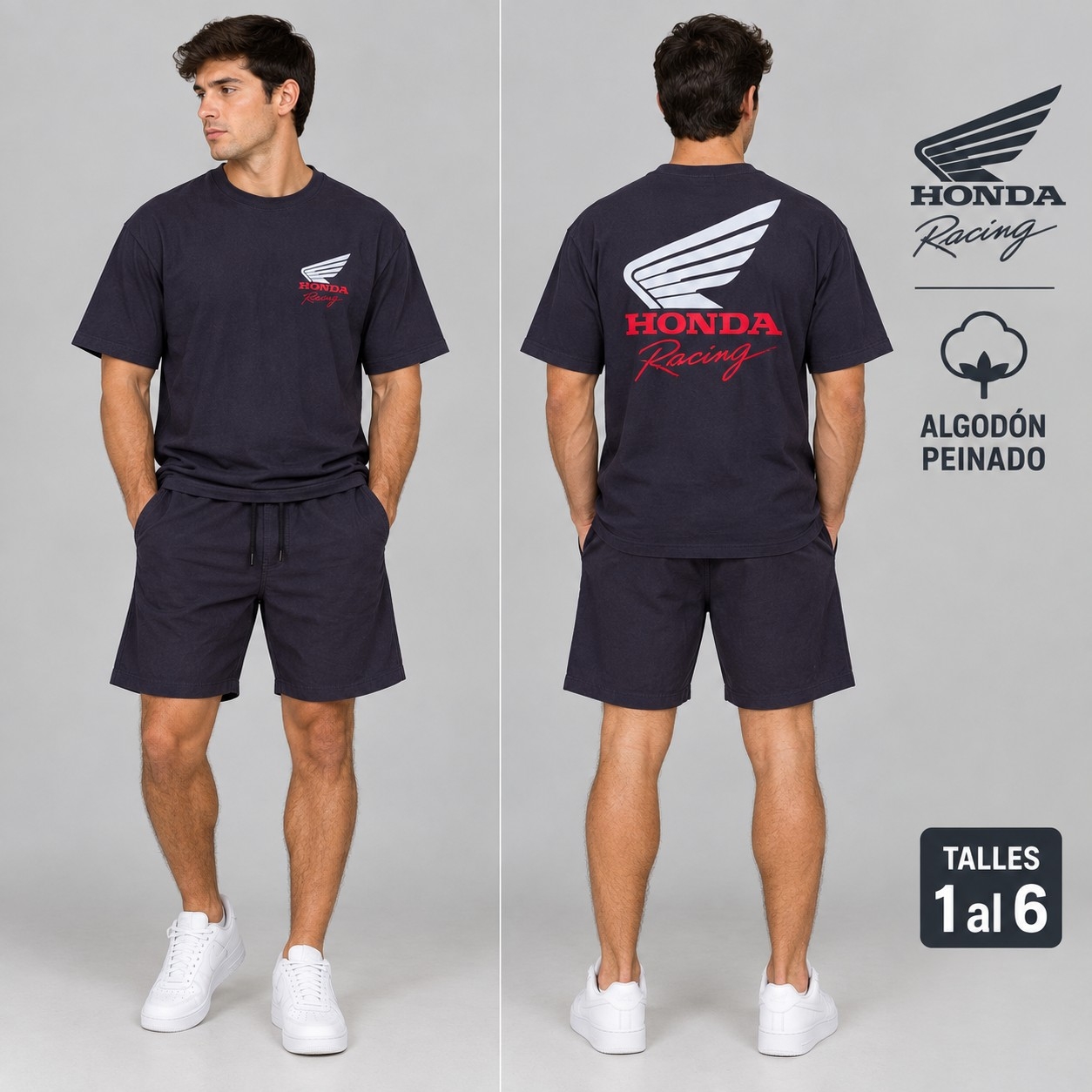 Conjuntos Remera Over Peinado - Imagen 3