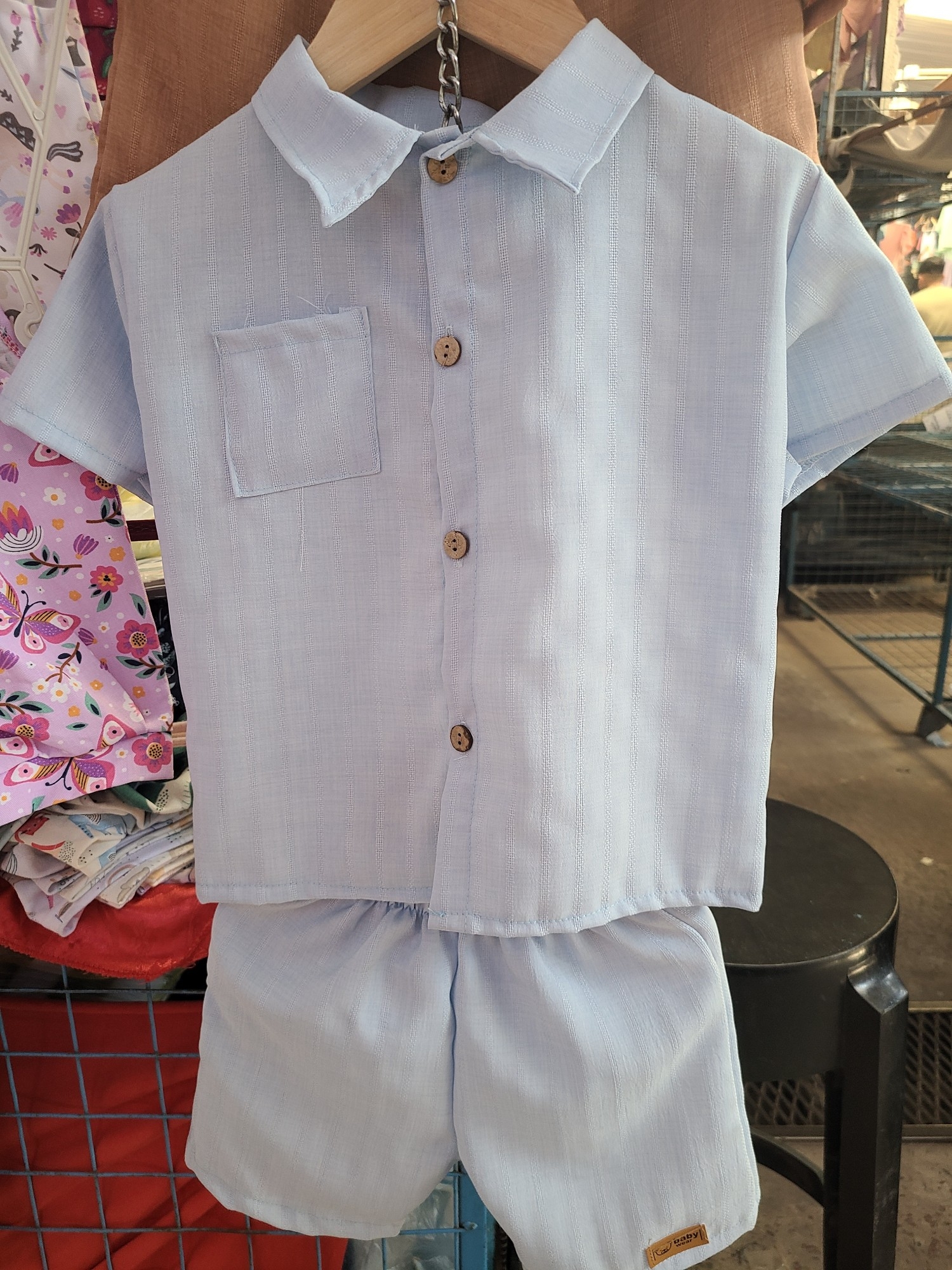 Conjunto Bebe Camisa y Short - Imagen 2