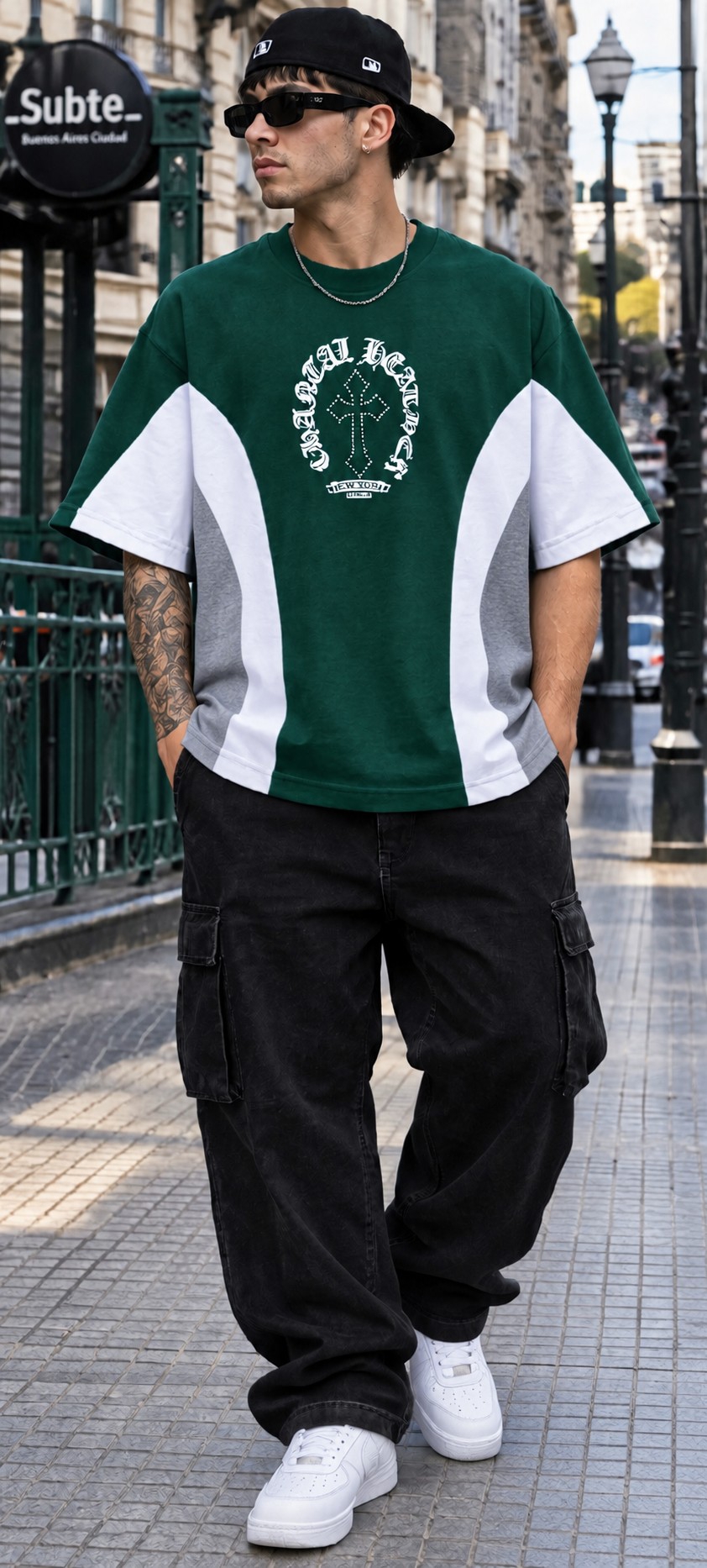 Remeras Boxi Fit Logam con Strass - Imagen 3
