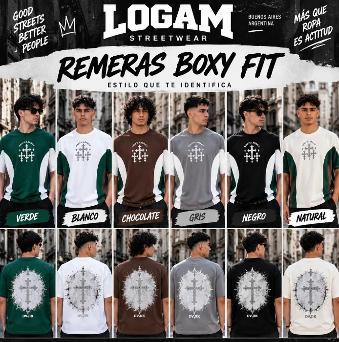 Remeras Boxi Fit Legacy