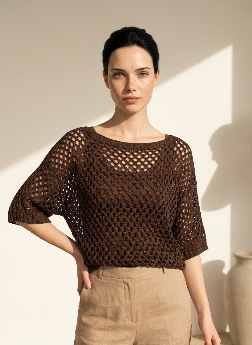 Sweater de Punto Calado - Imagen 2