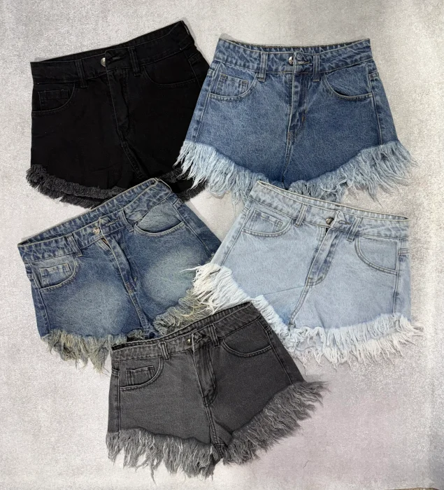 Short Denim Tiro bajo y Alto Talles 34 al 42