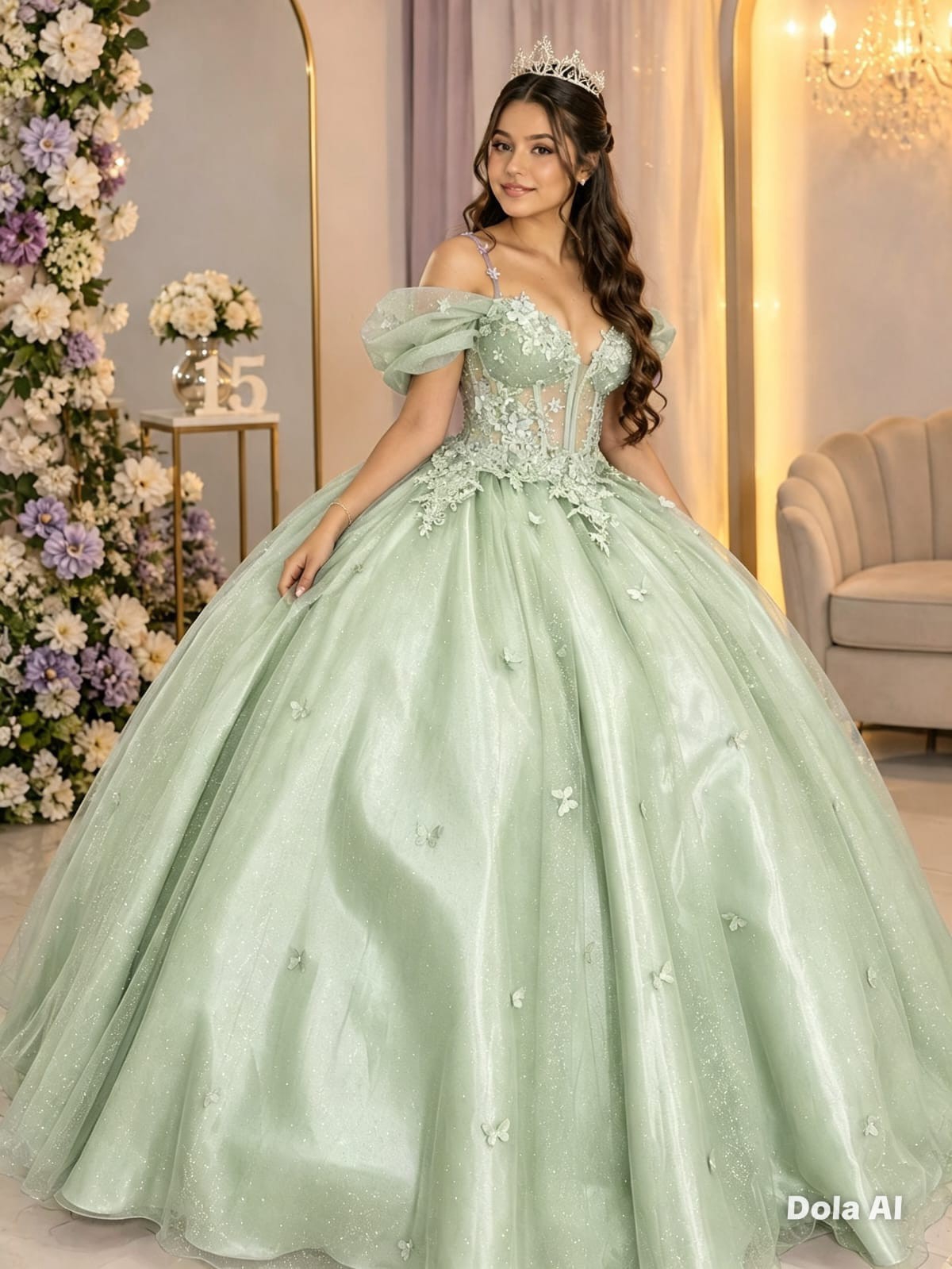 Vestido Quince Sofía / Luciana - Imagen 3