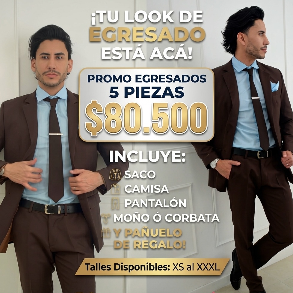Traje Egresados 5 Piezas Completo del Xs al Xxxl - IMG_0142.jpeg