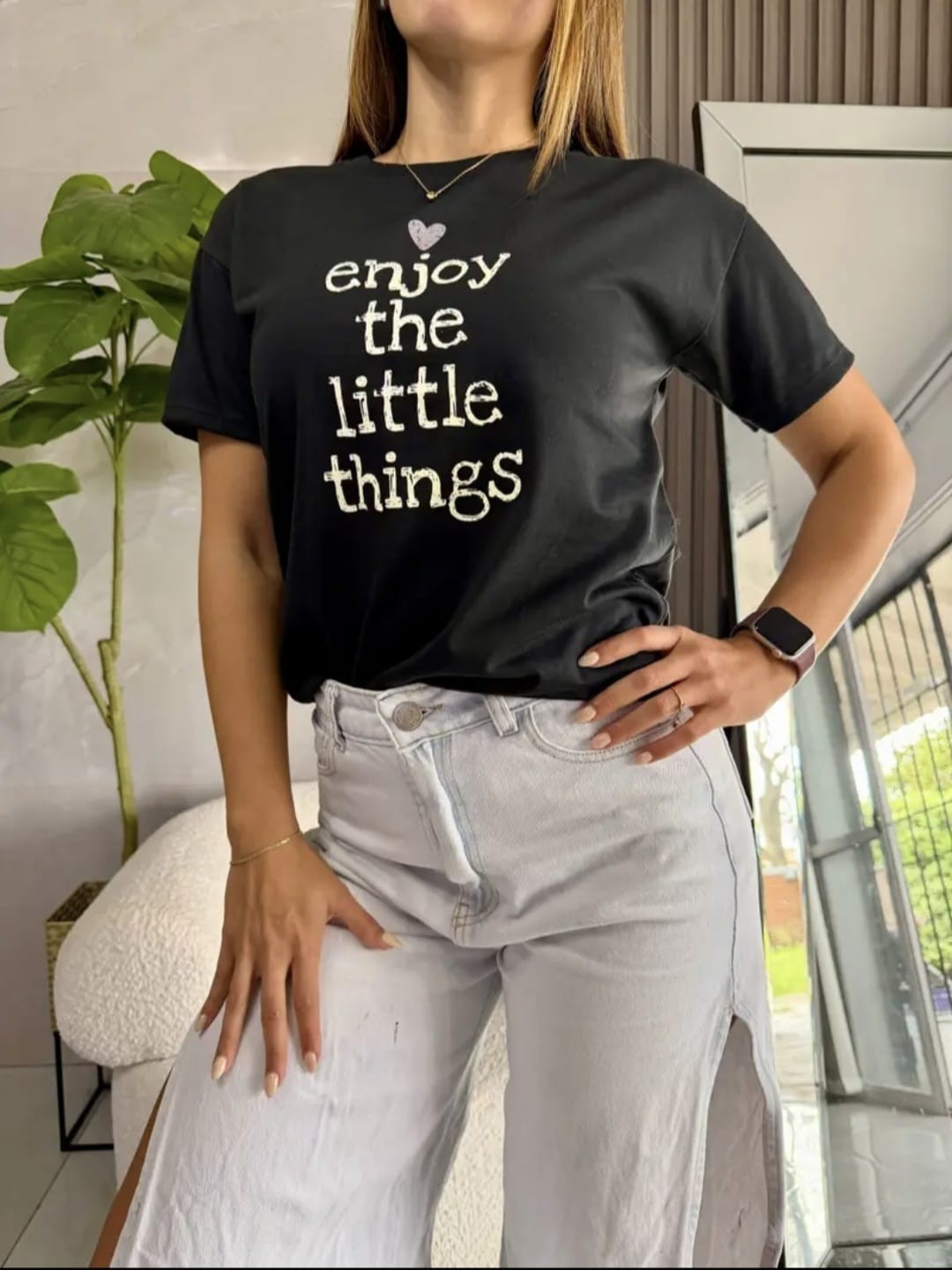 Remera Enjoy Gliter - Imagen 4