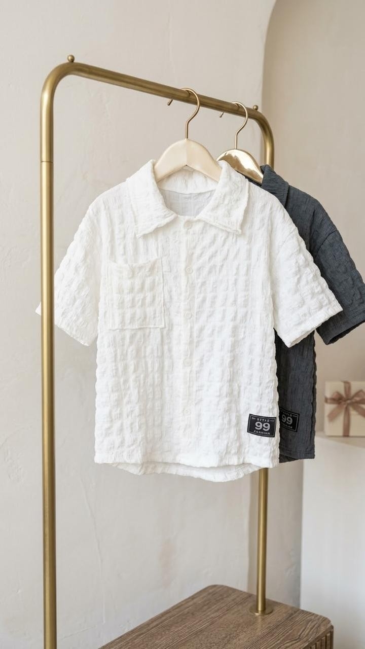 Camisa Semi Oversai Niño - Imagen 2