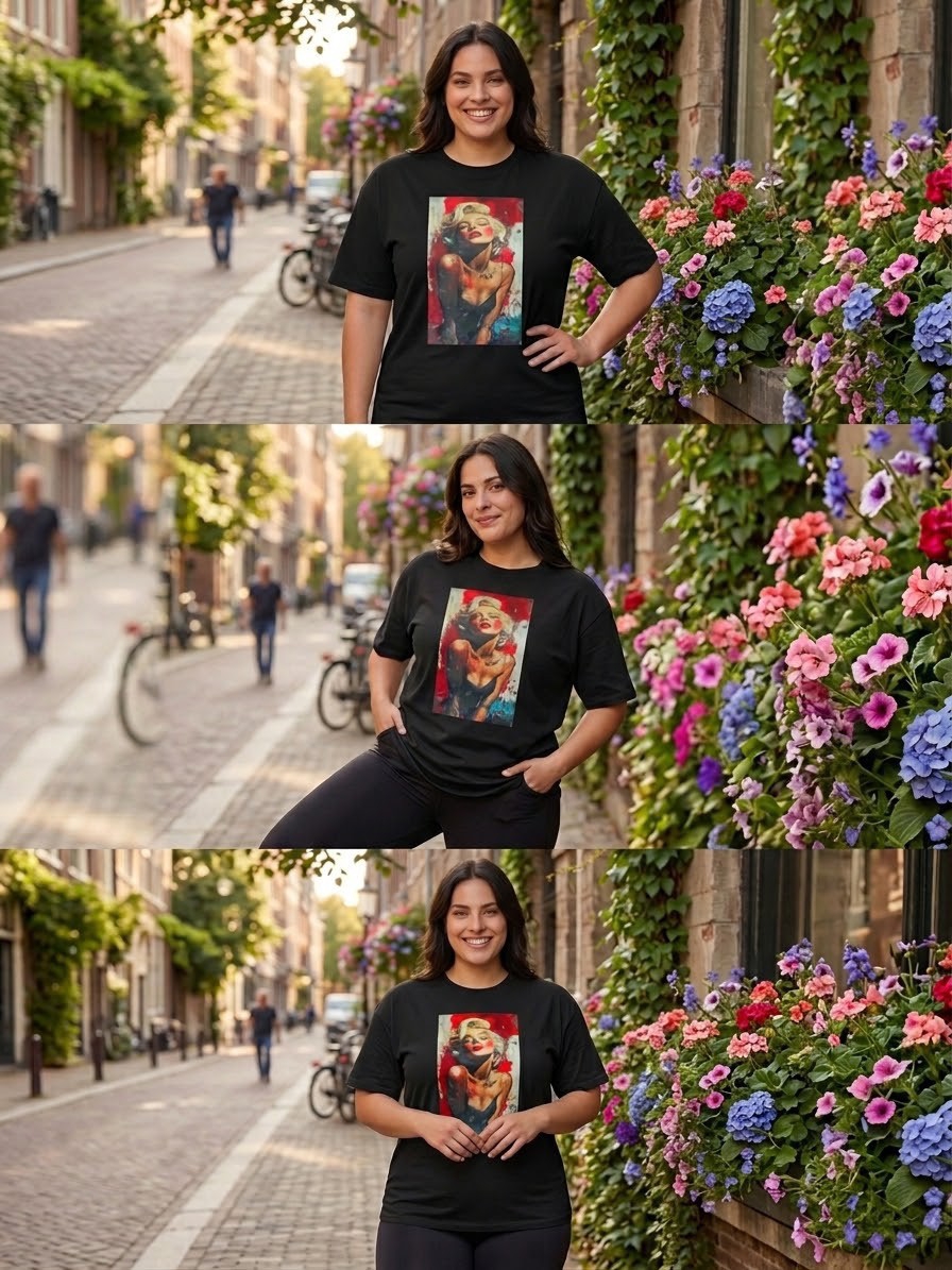Remeras Oversize de Algodón Peinado - Imagen 2