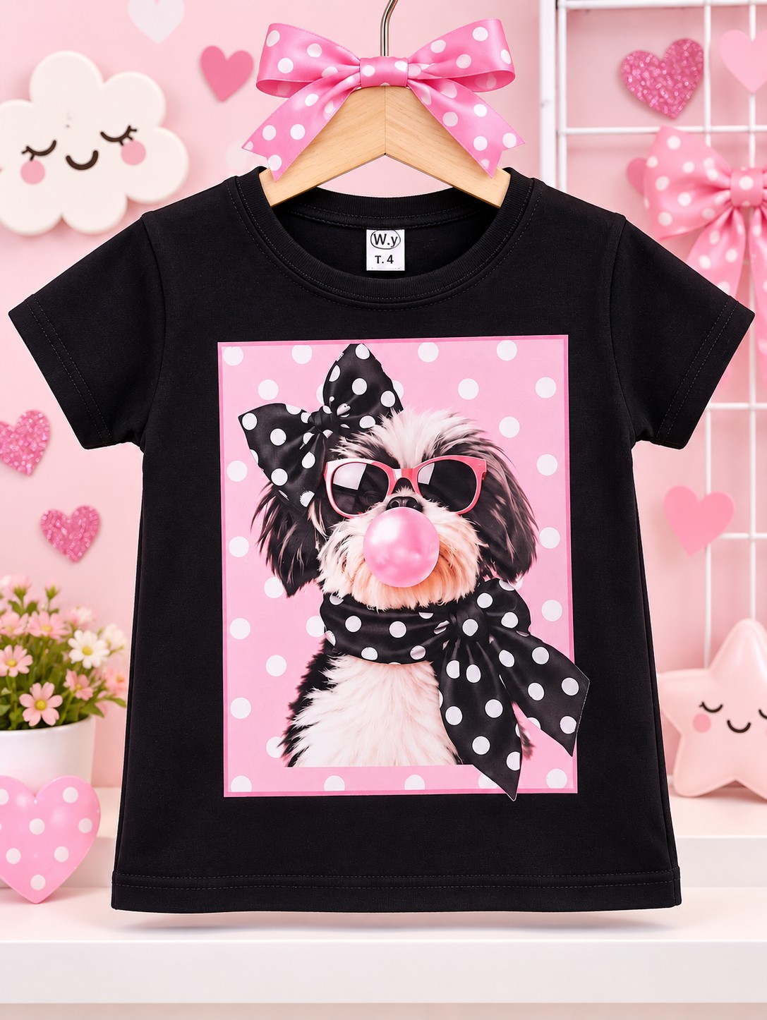 Remeras Perrito Niñas - Imagen 2