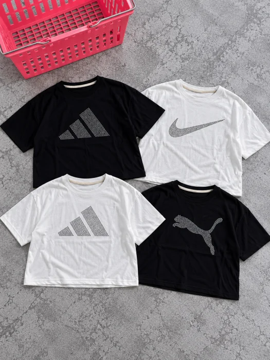 Boxy Fit Strass