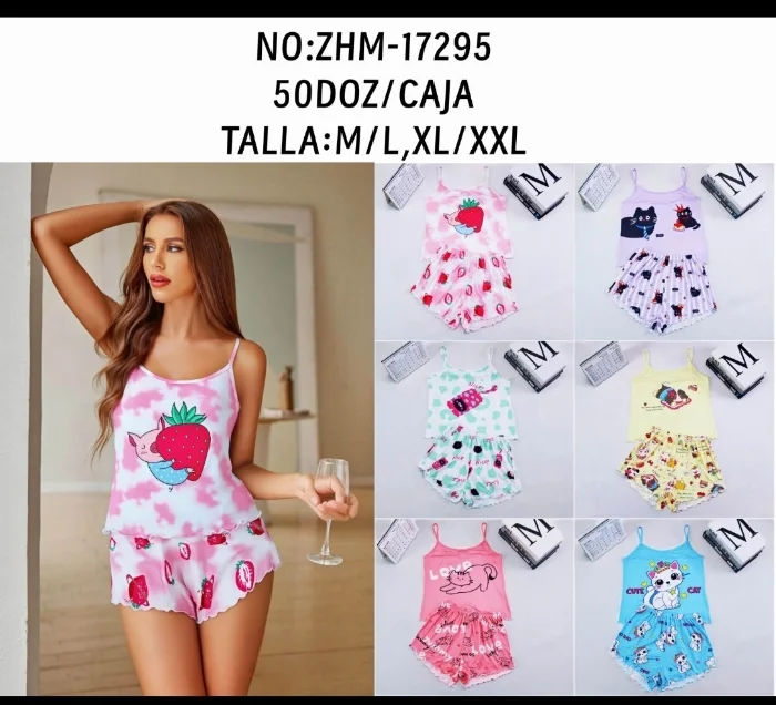 Pijama 2 Piezas Musculosa y Shorts 17295