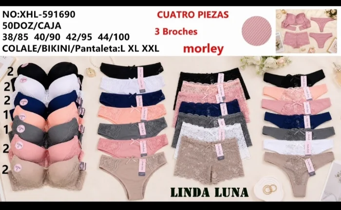 Conjunto Armado 4 Piezas. Linda Luna