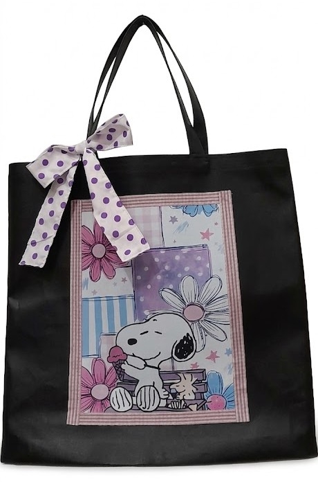 Totebags Impermeables con Moño Snoopy - Imagen 2