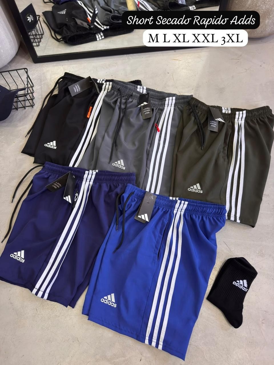 Short Adi Secado Rapido Calidad Importado - Imagen 7