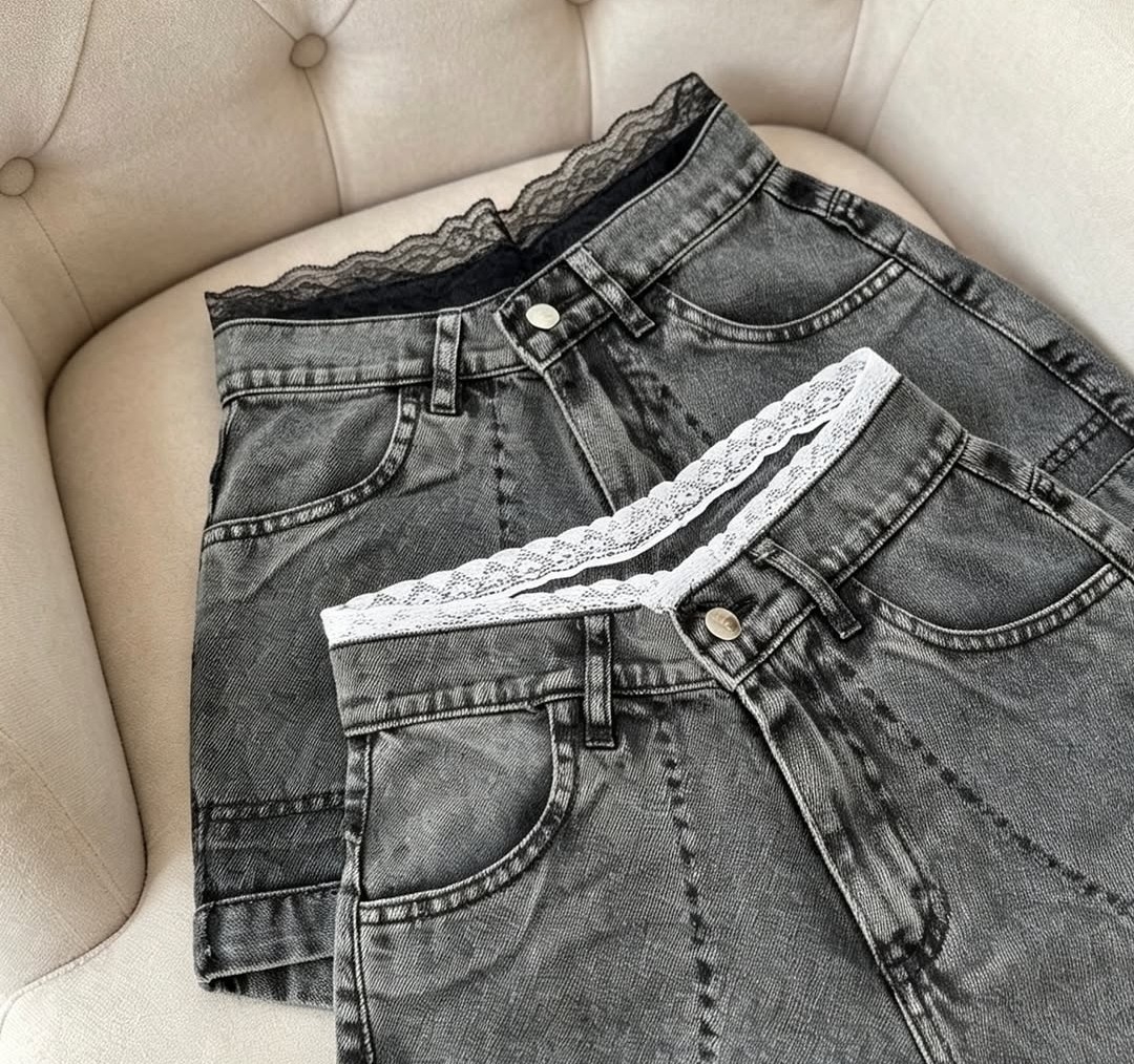 Shorts Encaje con Bolsillos - Imagen 2