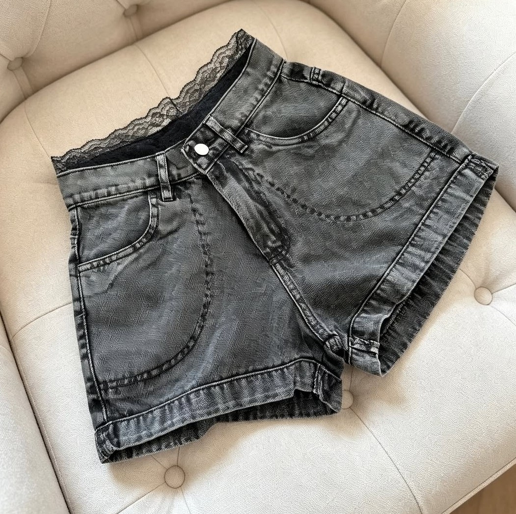 Shorts Encaje con Bolsillos - Imagen 3