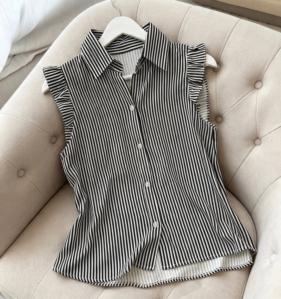 Camisa Rayada Lino - Imagen 2