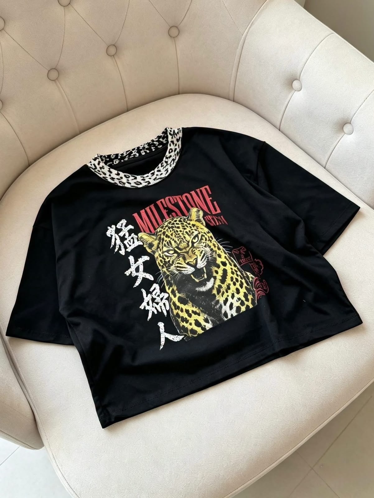 Remeras Cuello Tejido - Imagen 3