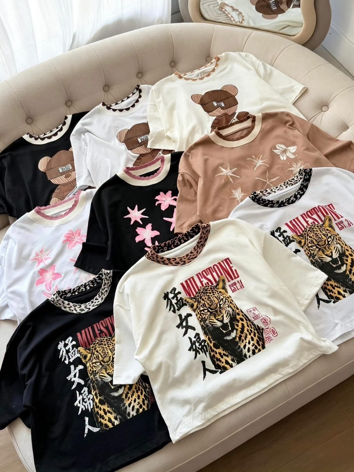 Remeras Cuello Tejido - Imagen 4