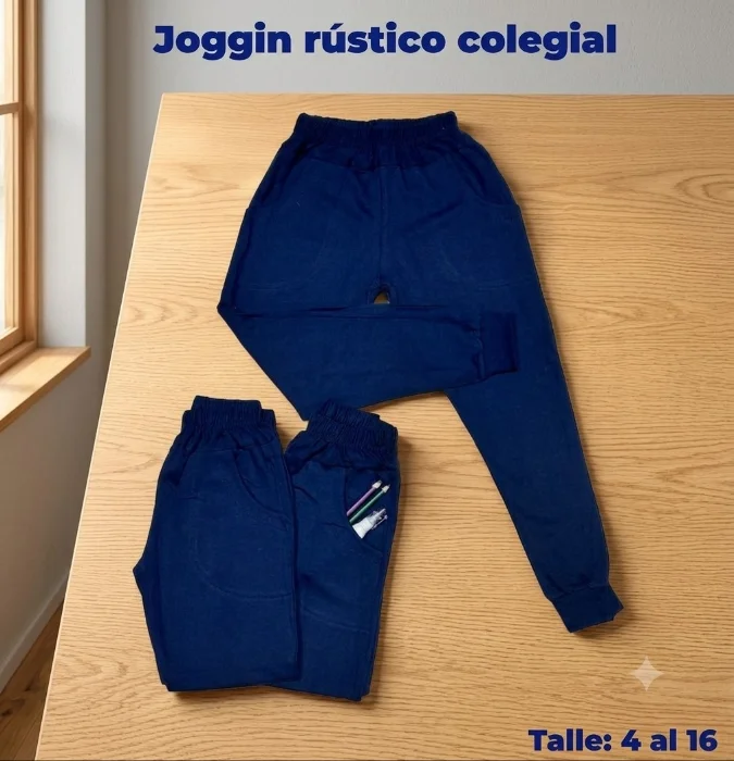 Joggin de Nenes Rústico en Azul Marino 4 al 16