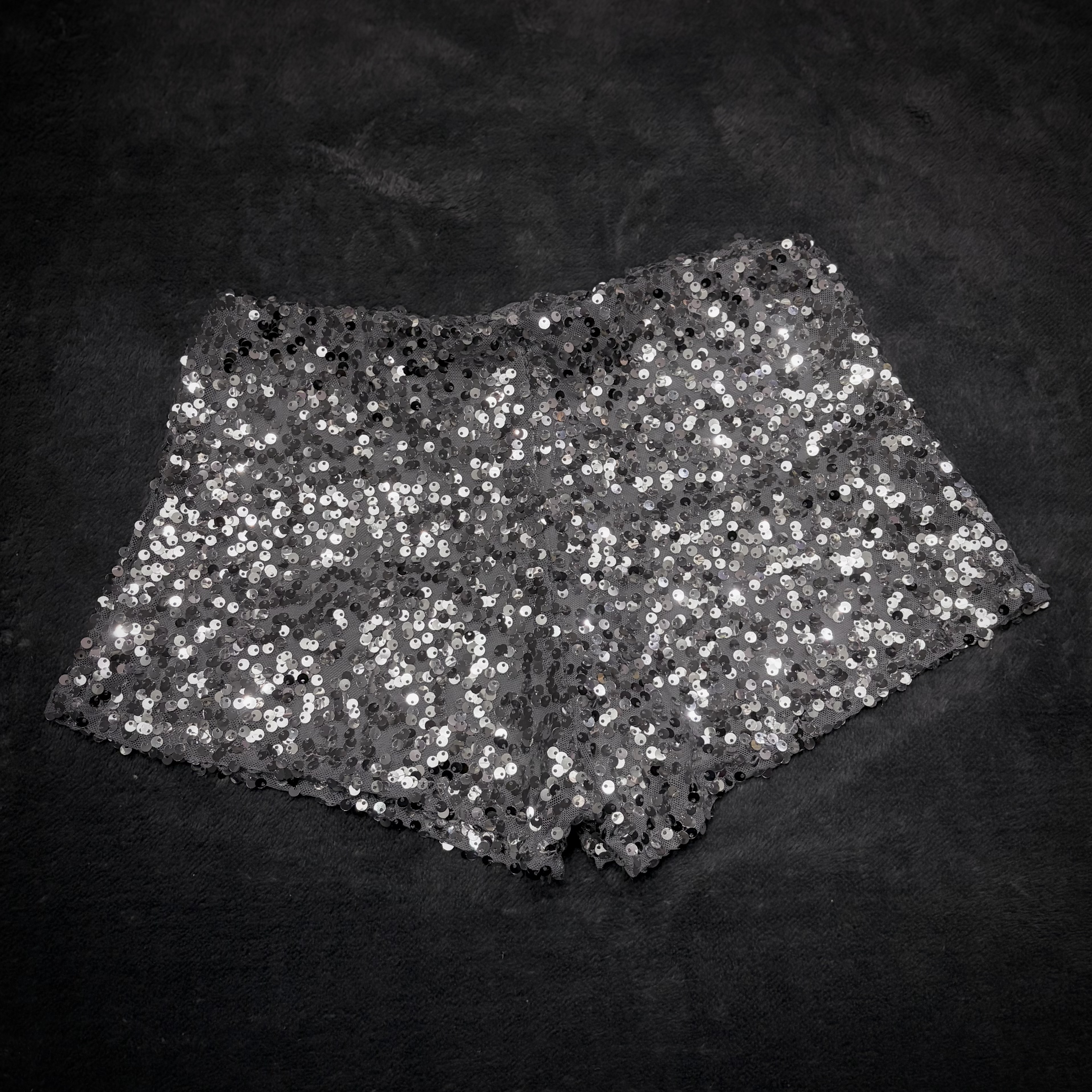Shorts Lentejuelas Plateado - IMG_8753.jpeg