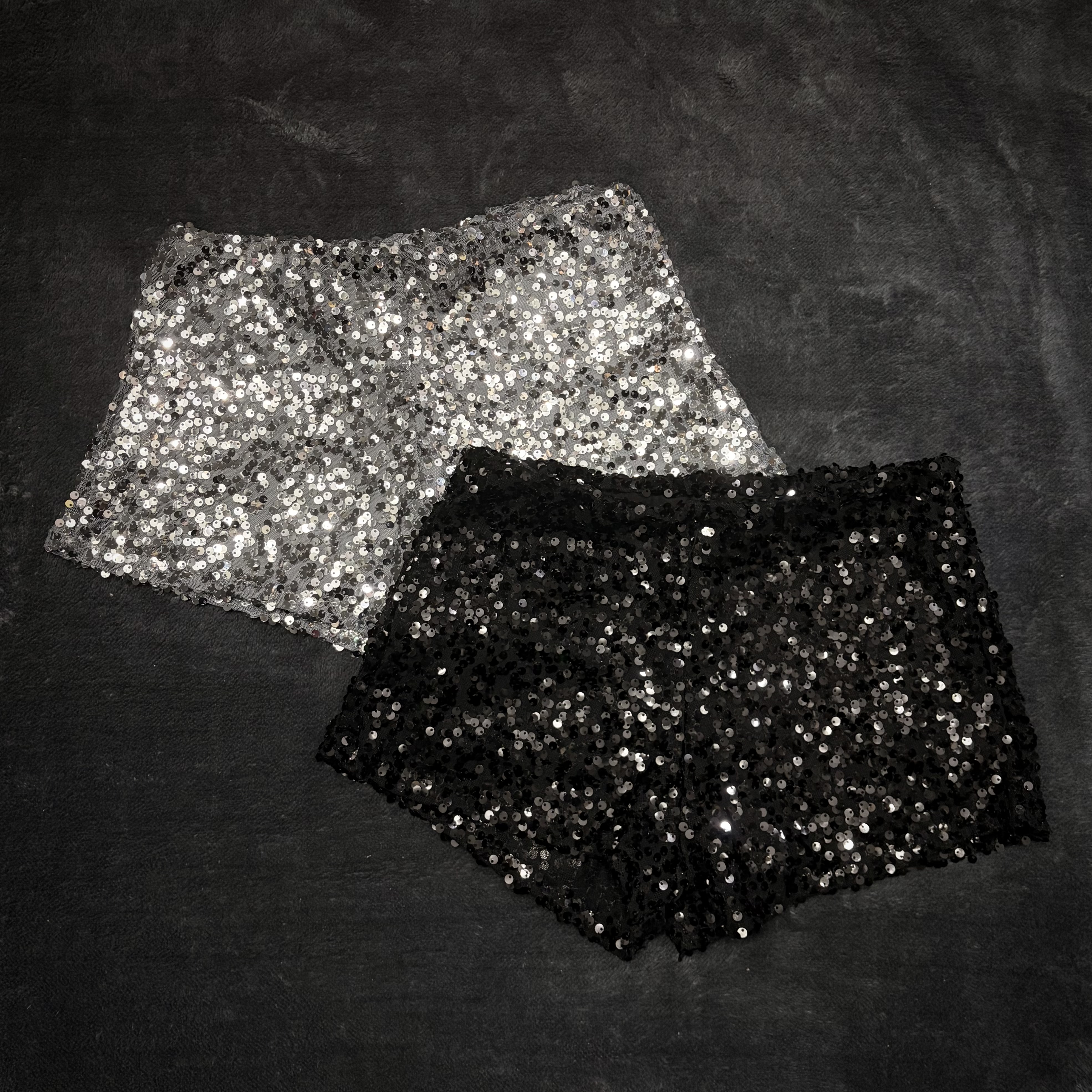 Shorts Lentejuelas Plateado - IMG_8755.jpeg