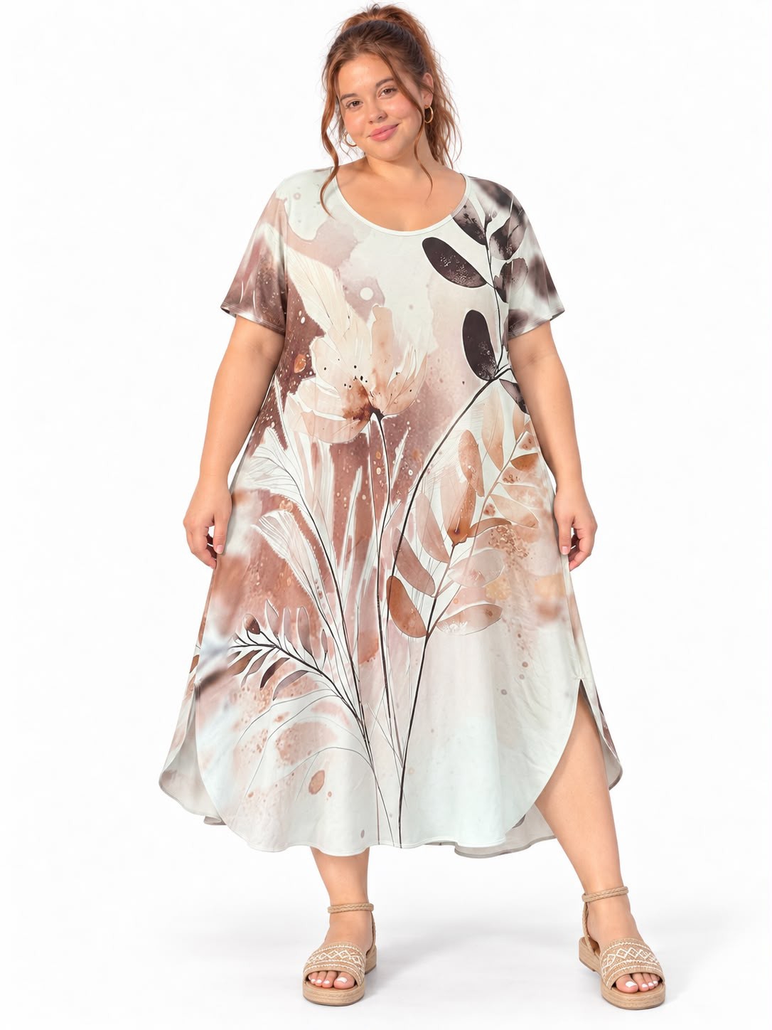 Vestidos de Modal C/ Laycra  Sublimado - Imagen 3