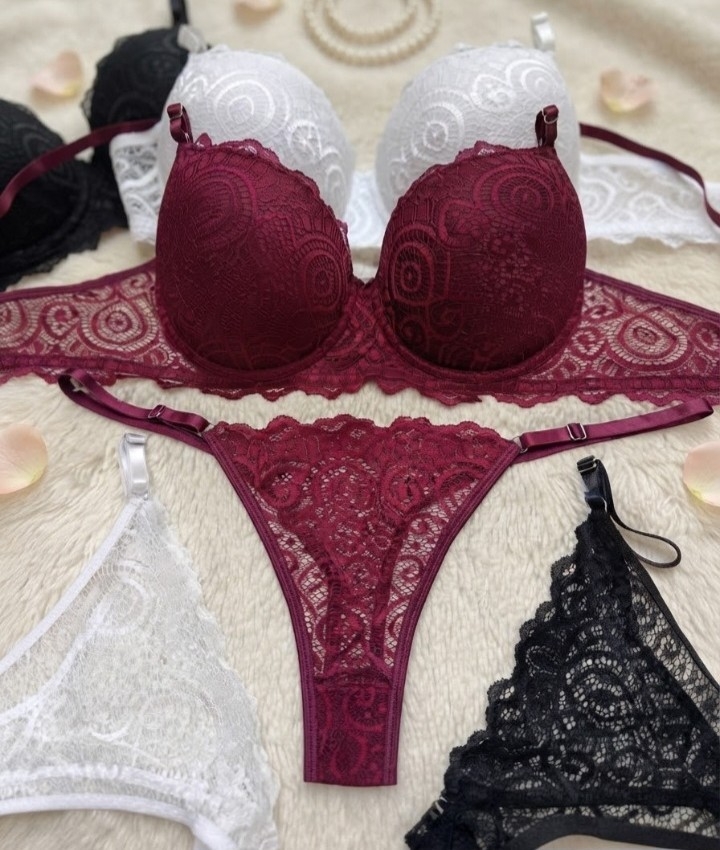 Conjunto Encaje Armado con Aro - Imagen 2