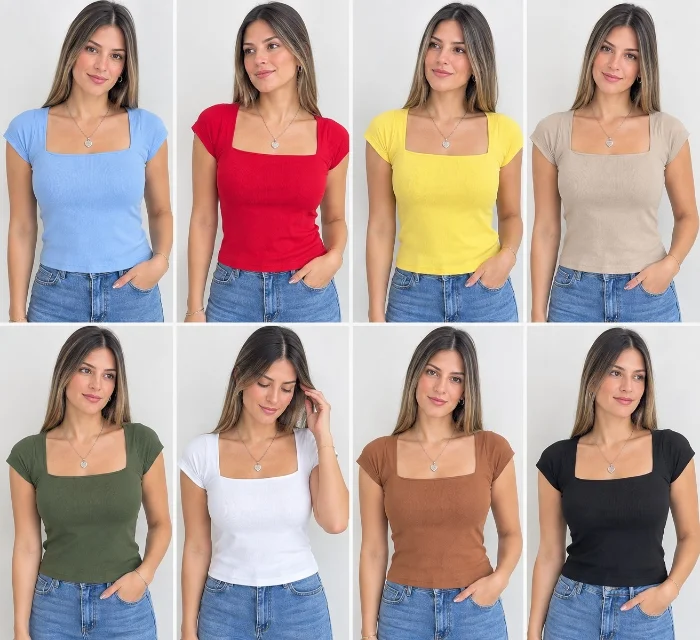 Remera Escote Espejo