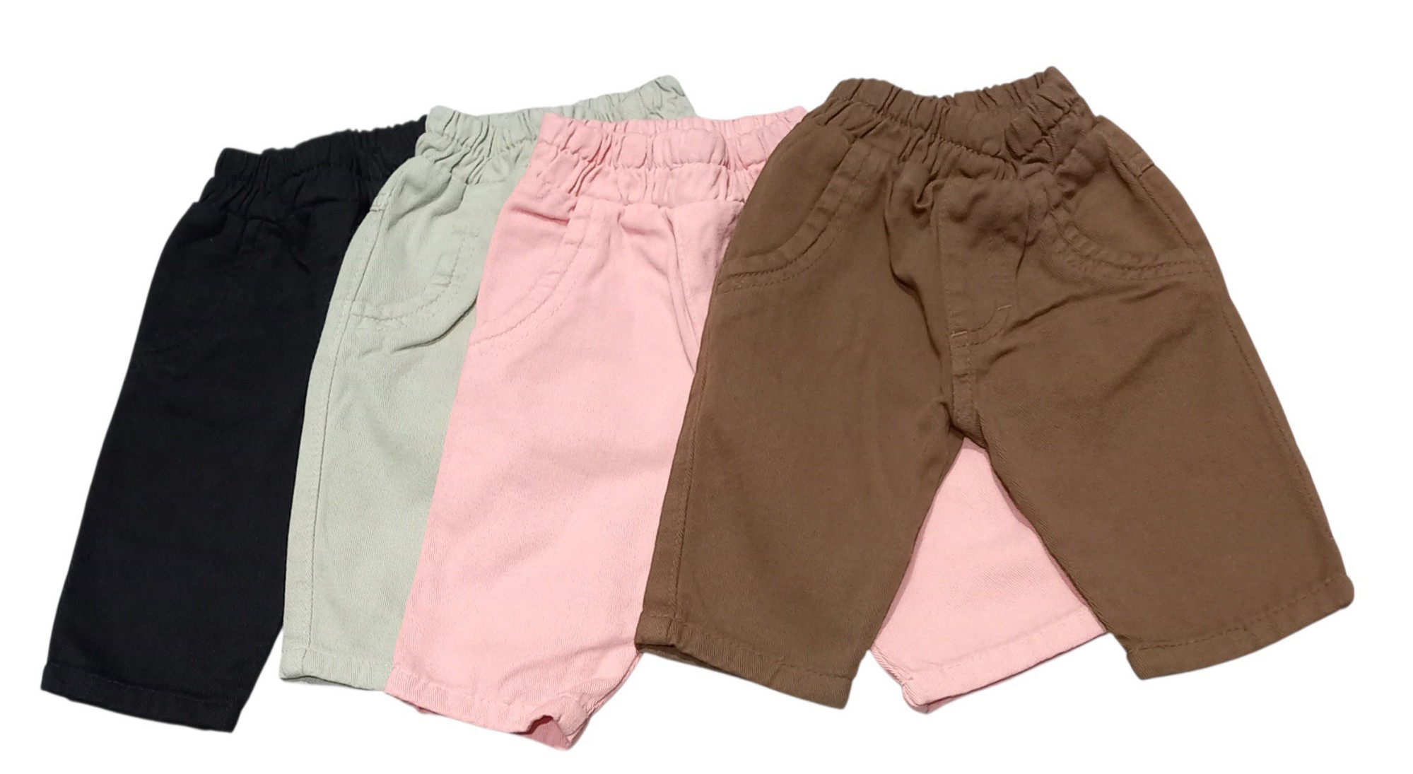 Pantalón Baggy de Jeans y Gabardina Rígido de Bebés Unisex - Imagen 2